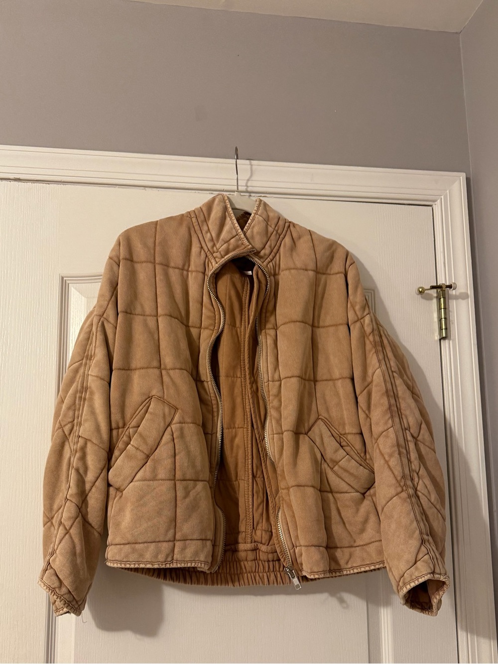 Free People Dolman Quilted Knit Jacket